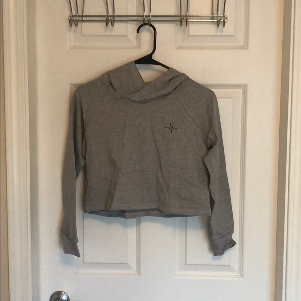 Cropped Grey Sweatshirt